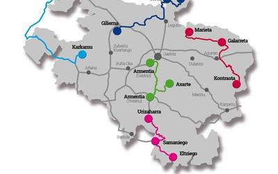 Bost ibilbide Arabako aniztasunaz gozatzeko