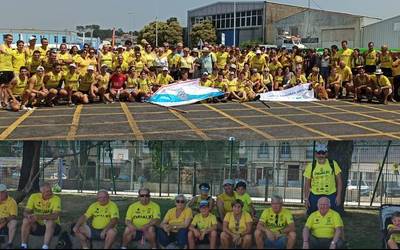 Orioko zaleak, Galiziako bero sapari aurre eginez baina garaipenak gogotik ospatzen