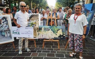 Hondarribiako XXXI. kaleko Margo lehiaketaren 1.saria Lesakara.