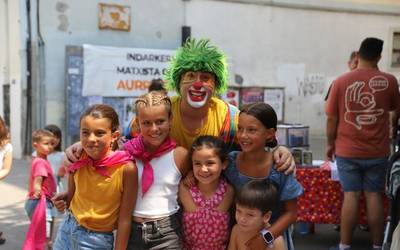 Pontx pailazoaren ikuskizuna Mitarte kalean