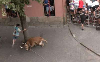 Aurten ere ez da sokamuturra falta izan Durana kalean