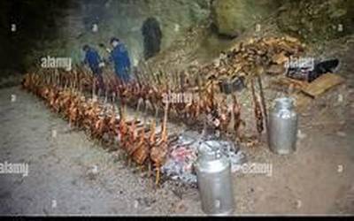 800 bazkaltiar Zugarramurdiko bestetako zikiroan