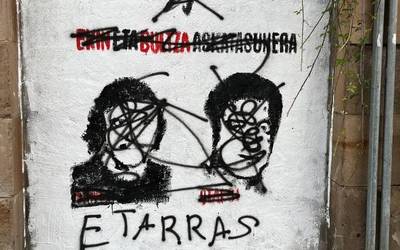 Txiki eta Otaegiren muralari eraso egin diotela salatu du Durangoko Ernaik