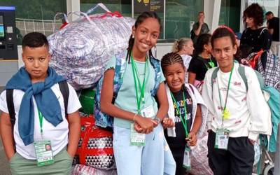 Etxean dira Oporrak Bakean programari esker uda Euskal Herrian igaro duten haur sahararrak