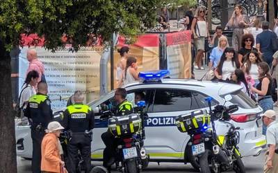 Bi lagun atxilotu dituzte indarkeria erabiltzeagatik