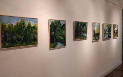 Inguruko karriketan sortutako margolanen erakusketa Elizondon