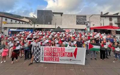 Palestinako genozidioa bukatzeko eskatuko dute ortziralean Beran, Elizondon, Lesakan eta Leitzan
