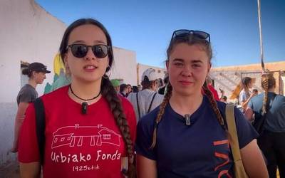 Darahlik Saharara egindako aurtengo bidaia, bideo erreportajean