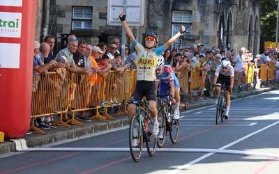 Unax Otegi izan da azkarrena bereziki gogorra izan den Gari Bañosen omenezkoan