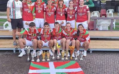Domina uzta ederra ekarri du euskal selekzioak Europako junior mailako pilota txapelketatik