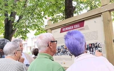 Frankismoaren biktimak gogoratu dituzte Berrizen