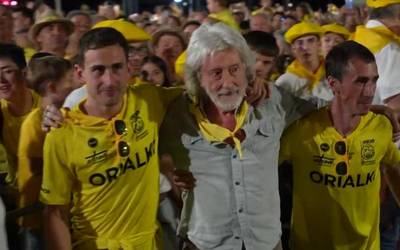 Kontxako harrera ekitaldiak utzitako momentuak, bideoan