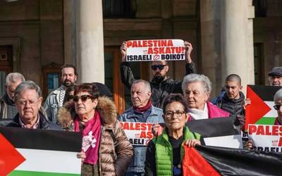 Israelgo kirol taldeei Gasteizen jokatzea debekatzeko eskatu dio BDZk aldundiari