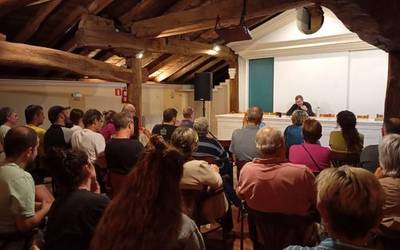 Klima aldaketa presente dagoela eta «larria» dela ohartarazi du Xan Lopezek Elizondon