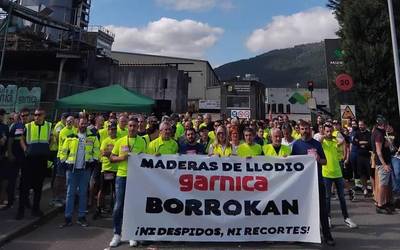 Babes handia jaso dute Maderas de Llodioko langileek