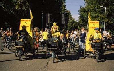 Iosu Marti (Marabiyak kolektiboa): "Bizikleta oso sinbolo politiko indartsua da, borroka asko islatzen ditu"