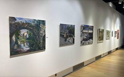 Dagoeneko ikusgai daude Simon Arrieta pintura lehiaketako lanak Aroztegin