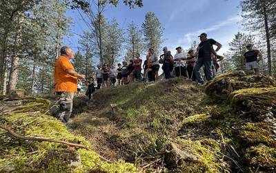 'Egiaren Topaketak' ekimenaren baitan, Munaortuko bunkerrera