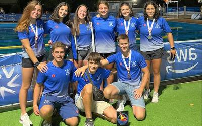 Ligan bigarren amaitu dute Itxas Gaineko neskek