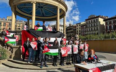 Palestinarekiko elkartasunak, Iruñeko karrikak hartuko ditu urriaren 4an