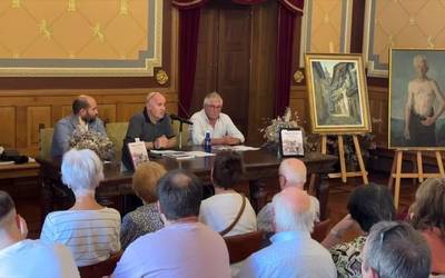 Harrera beroa egin die bergararrek Miguel Okinaren gaineko liburuari