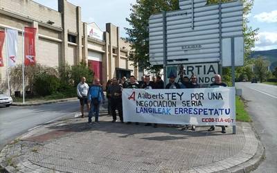 Aalberts Tey enpresan grebara deitu dute urriaren 2tik aurrera, CCOO sindikatuak jakinarazi duenez