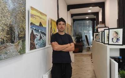 Aldaera askoko margogintza, bakarkako lehen mostran