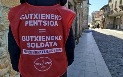 Eusko Legebiltzarrak ez du onartu pentsiodunen eskaera tramitera sartzea