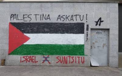 Palestinako herriari adierazitako elkartasuna eskertu dio Palestinako enbaxadak Laudiori