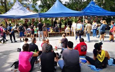 Asteburu bikaina igaro dute Lekamañan jaiei esker