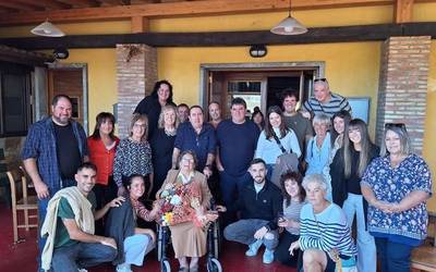 Eustaki Agiriano-Zabala Zuazuak 101 urte bete ditu