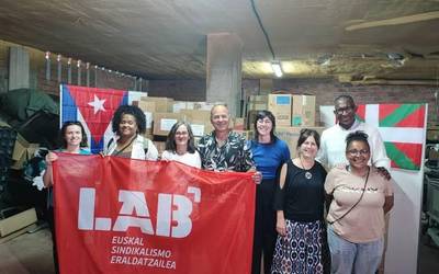 LAB Kubarako osasun materiala biltzen ari da