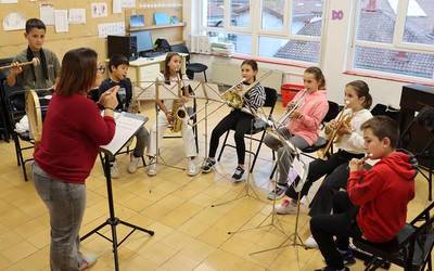 Banda Gaztea, Fanfarre eta Big Band taldeak jarri ditu martxan Musika Eskolak