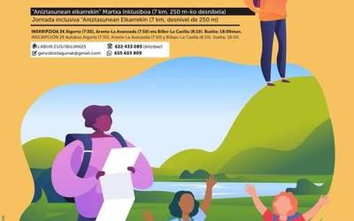 Aniztasunean Elkarrekin jardunaldi inklusibora joateko autobusa antolatu du Bizilagunak Getxo ekimenak