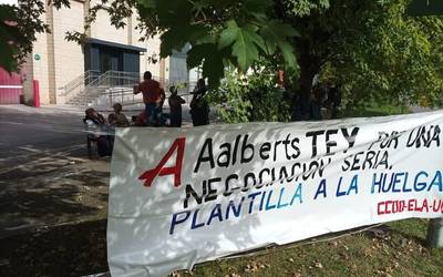 Aalberts Tey enpresan greba hasi dute