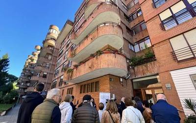 San Inazioko etxebizitzen balioa goraipatu dute, arkitektura modernoaren erreferente izateagatik