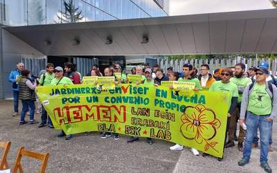 Akordioa lortu dute Gasteizko lorezainek enpresarekin