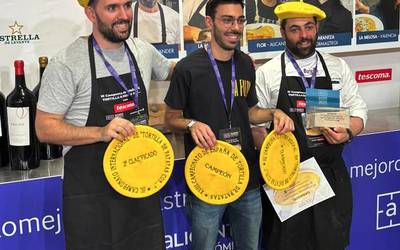 Andoni Ibargurenen Errioxako alegriadun patata-tortillak bigarren postua eskuratu du Espainiako Txapelketan