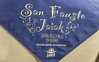 JAEDen sanfaustoetako zapi solidarioak, salgai