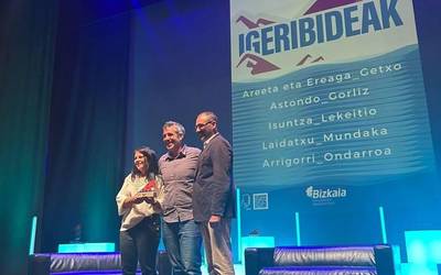 Gorlizko Udalak errekonozimendua jaso du Igeribideak proiektuan izandako inplikazio eta lankidetzagatik