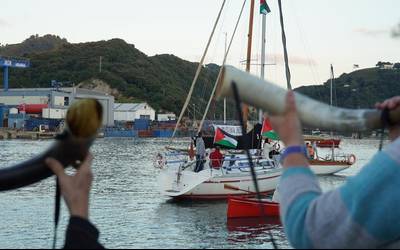 Ibaitik itsasora libre izango den Palestina aldarrikatu dute Mugimendu Feministaren eskutik