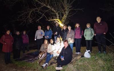 Ikasturteko lehen mintza-ekintza astro-behaketa izan da