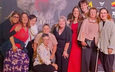 Aiaraldeko irrintziak pantaila handian: Sitgeseko Zinemaldian izan dira Iaiaiai taldeko kideak