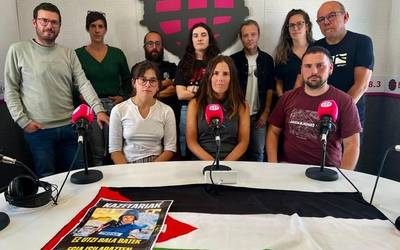 Euskalerria Irratiko lantaldea lanuzteekin bat egiten ari da