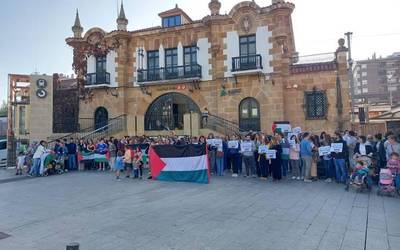 Aiaraldeko lantoki ugaritan egin dute bat Palestinaren aldeko lanuzte orokorrarekin