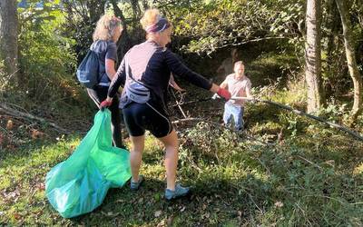 Goitik hasita, auzolanean erreka garbi mantentzeko hitzordua