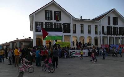 Palestinaren aldeko protesta