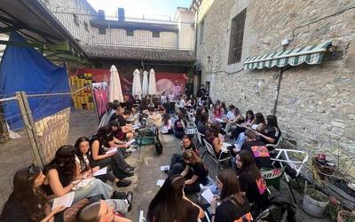 Gazte Eguna egin dute Bergaran, Ziega Gazte Asanblada aurkezteko