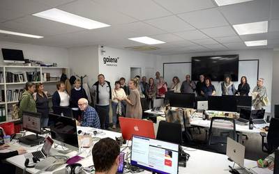 Goiena barne-barnetik ezagutu dute Goienagusiko 50 lagun inguruk