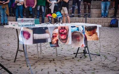 Ibarrak jasotako pilotakada ikertzen hasi da Ertzaintza